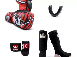 Buddha Pack Infantil Stitch Iniciacion Fight Negro-Rojo