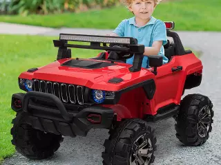 Coche Eléctrico Todoterreno Infantil con Música Luces Control Remoto Carga 50kg  135x86x85cm