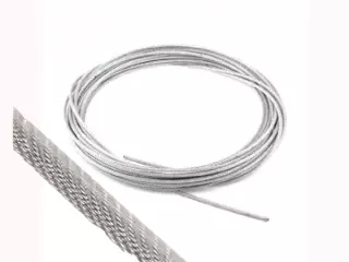 50 Mts. CABLE DE ACERO INOX. FORRADO
