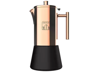 Cafetera de acero inoxidable Moking 400 ESTILO ITALIANO