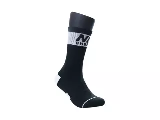 CALCETINES ENEBE MEDIA CAÑA BICOLOR - 35-38, NEGRO/BLANCO#