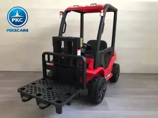 Carretilla Elevadora 12V 2.4G Rojo JUGUETE