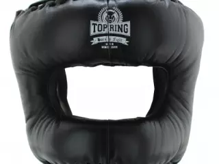CASCO BARRA FRONTAL NEGRO BOXEO