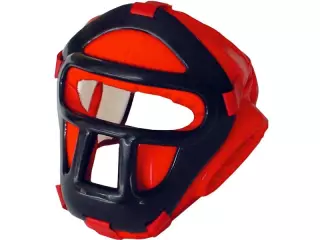 Casco de contacto con barras extraibles de protección.