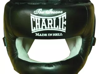 Casco de Boxeo con Barra Frontal CHARLIE casco barra H NEGRO