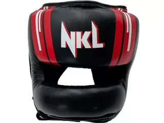 CASCO DE BOXEO CON BARRA PIEL BÚFALO CODE