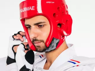 Casco Hyperfoam. Rojo. S TAEKWONDO