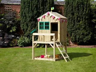 Casita Infantil de Madera Outdoor Toys Forest Cottage 124x121x219 cm