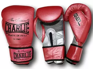 Charlie Boxing Guantes Boxeo Gel Metallic Rojo/AZUL