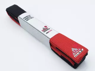 Cinturón Artes Marciales ProWear Styles. SR. Negro-Rojo. 300cm