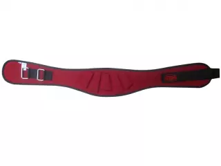 CINTURÓN MUSCULACIÓN NEOPRENO ROJO