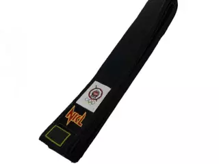 CINTURÓN NKL "LOGO F.M.J." NEGRO