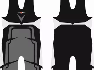 Combat Sport Armor Negro-Gris LUCHA MALLA