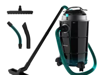 Conga Ash 6000 EasyGo XL Aspirador de cenizas de 30L, 1500 W de potencia y sencillo transporte gracias a sus ruedas y su asa de transporte