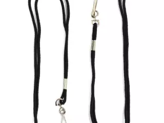 Cordón Silbato Zastor NECK Negro/ROJO con Mosquetón - 2 unidades