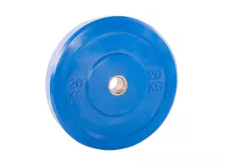 DISCO BUMPER - 20 KG, AZUL,OLIMPICO
