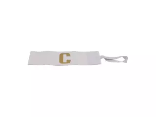 DISTINTIVO CAPITAN REGULABLE SOFTEE - BLANCO, SENIOR BRAZALETE
