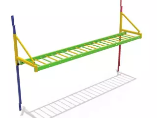ESCALERA DE BRAQUIACIÓN PARED GIMNASIA