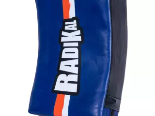 Escudo Golpeo Curvo Radikal. Azul Navy/Naranja