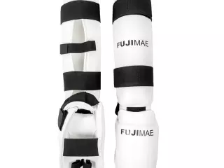 Espinilleras Advantage con Empeine Desmontables. Blanco. M