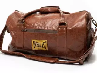 Everlast 1910 Leather Gym Bag Marron bolsa boxeo