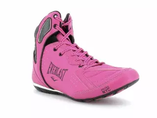 Everlast EVL 124 Sneakers Haut Fuchsia Gris ZAPATILLA BOXEO#