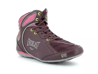 Everlast EVL 124 Sneakers Haut Burdeos Rosa ZAPATILLA DE BOXEO