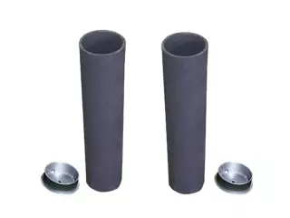 Anclajes para postes metalicos Ø80mm. Tenis, Voleibol, Padel, Multideporte. Jgo