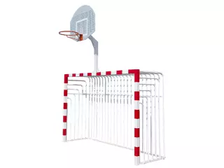 PORTERIA - CANASTA F. SALA/BALONMANO/BASKET. ANTIVANDÁLICA. UNIDAD