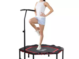 Trampolín Hexagonal Power Jump Gimnasio Manillar Regulable Rojo ?122x 122/130/138 PREGUNTAR STOCK