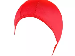 Gorro natacion elastan en bolsa. azul marino - Rojo