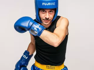 GUANTES BOXEO ADVANTAGE FLEXSKIN 2 AZUL/ROJO/NEGRO 8/10/12 ONZAS