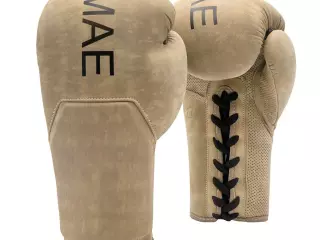 GUANTES BOXEO PIEL VINTAGE FUJIMAE QS azul/marron