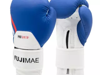 Guantes Boxeo ProSeries 2.0 Piel. Azul/Blanco. 10oz PORTES GRATIS