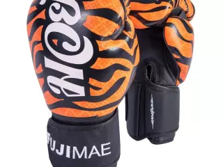 Guantes Boxeo SakYant Piel. Naranja. 10oz