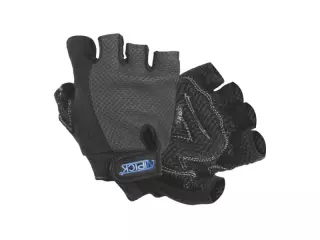Guantes halterofilia ROSA mod. MESH. refuerzo de palma en GEL. Talla S - Negro, M