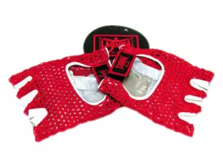 GUANTES REJILLA ROJO