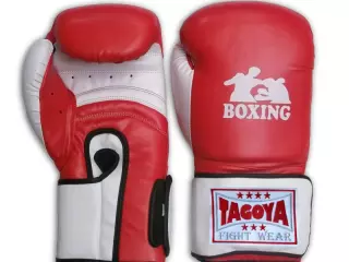 Guantes boxeo Power rojo y blanco 16 ONZAS