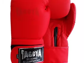 Guantes Skintex rojos/NEGRO mate. BOXEO