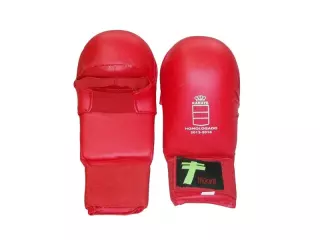Guantilla karate homologada RFEK roja/AZUL sin pulgar
