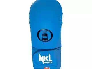 GUANTILLA NKL KARATE "RFEK HOM." SIN PULGAR ROJO/AZUL