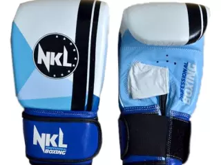 GUANTILLA SACO BOXEO "PRISMA" NEGRO/BLANCO/AZUL (P.U.)