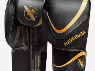 Hayabusa H5 Boxing Gloves Negro-Oro GUANTE DE BOXEO