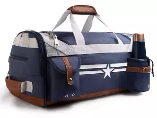 Hayabusa Marvel’s Captain America Duffle Bag Azul Marino-Blanco BOLSA BOXEO