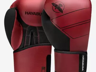 Hayabusa S4 Leather Boxing Gloves Rojo GUANTES DE BOXEO
