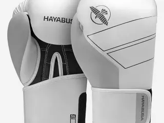 Hayabusa S4 Leather Boxing Gloves Blanco guantes boxeo CUERO NATURAL