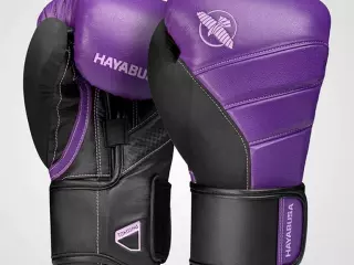 Hayabusa T3 Boxing Gloves Morado-Negro
