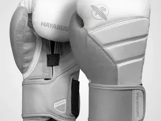 Hayabusa T3 Boxing Gloves Blanco-Gris guantes de boxeo