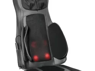 Masajeador de Asiento con Calor Cojín de Asiento de Masaje Shiatsu con Mando a Distancia 52x39x78 cm Negro