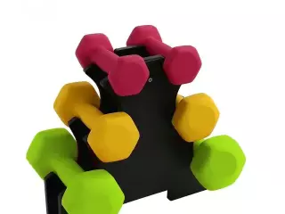 SOPORTE MANCUERNAS NEOPRENO 3 PARES
